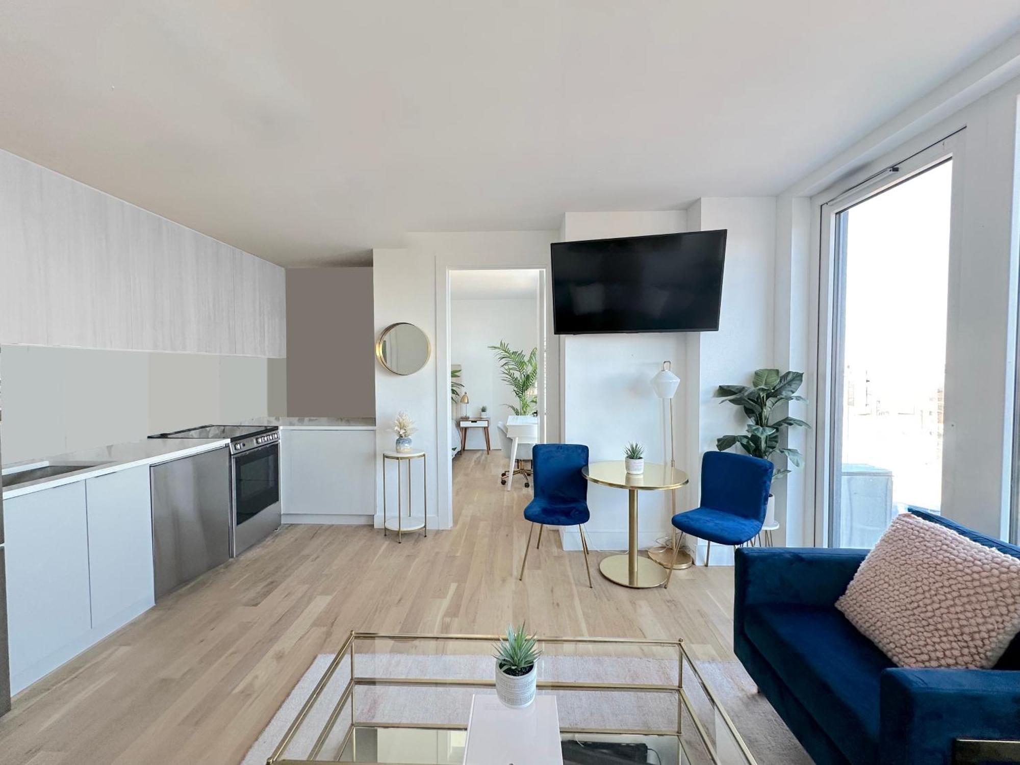 Apartamento Modern One Bedroom - Large Private Terrace - Luxury Building - Williamsburg Nova York